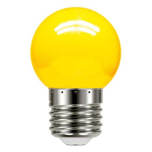 Lâmpada LED Bolinha 1W Amarela [ 11080079 ] (220V) - Taschibra