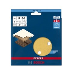 Lixa disco jogo 6" g 120 madeira 5 pc expert [ 2608.900.817-000 ]  bosch