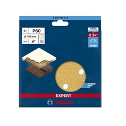 Lixa disco jogo 6" g 60 madeira 5 pc expert[ 2608.900.814-000 ]  bosch