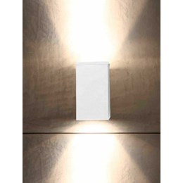 Luminaria arandela sol aluminio 2xgz10 branco [ 0207008418 ] taschibra