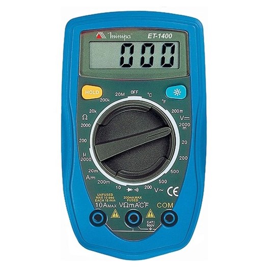 Multimetro digital temperatura [ et1400 ]  minipa