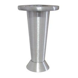 Pe aluminio polido regulavel 125 mm 21 [ 21reg125mm p ]  alvorada