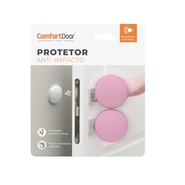 Protetor red adesivo plastico rosa 40mm c/ 02 [ 00336 ] comfortdoor
