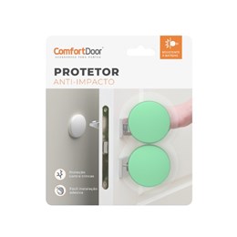 Protetor red adesivo plastico verde 40mm c/ 02 [ 00337 ] comfortdoor
