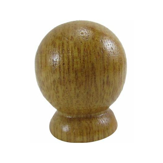 Puxador botao madeira bojudo cerejeira [ 004 ]  simoes