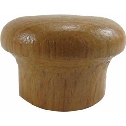 Puxador botao madeira robusto plaza cerejeira [ 000033 cerejeira ]  simoes