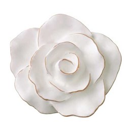 Puxador  resina flor branco [ 57140 ]  venus victrix
