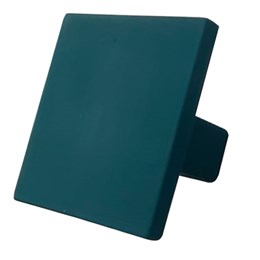 Puxador zamac 1045 verde escuro soft touch[ h1045 verde escuro]  metalsinos
