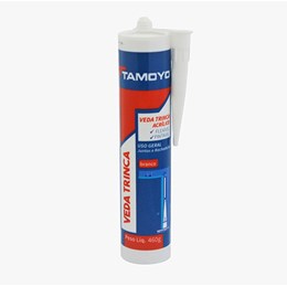 Selante base agua acrilico branco siliconizado 460g tamoyo importado [ 350035 ]  unifix