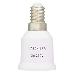 Soquete adaptador para lampada e14 p/ e27 [ 13020033-03 ] taschibra