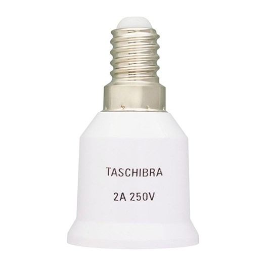 Soquete adaptador para lampada e14 p/ e27 [ 13020033-03 ] taschibra