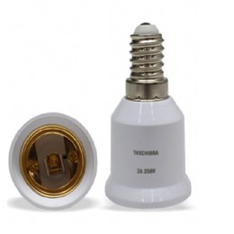 Soquete adaptador para lampada e27 p/ e14 [ 13020034-03 ]- taschibra