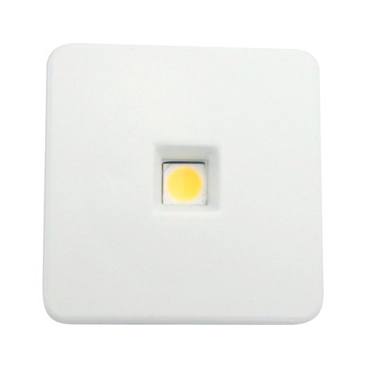 Spot embutir 1 led branco quadrado 3000k [ 13320brcqblis ]  base