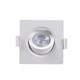 Spot Embutir Dicróica Branco com Lâmpada LED 5W 6500K Quadrado [ Alltop MR16 ] (Autovolt) - Taschibra