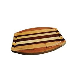 Tabua oval de madeira [ 310 ]  xpeto