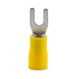 Terminal garfo pre isolado 46mm² 5,30mm amarelo [ 7498 ]  g20