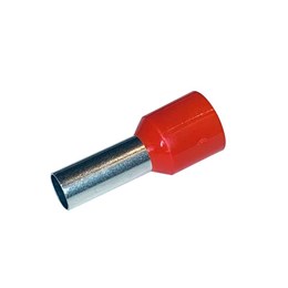 Terminal tubo pre isolado 1,0  10,0mm² 25mm vermelho [ 7881278 ]  rohdina