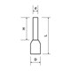 Terminal tubo pre isolado 1,04,0mm² 19,5mm cinza [ tpt10412 ]  g20