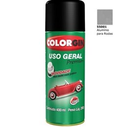 Tinta spray alumin rodas  uso geral [ 55001 ]  colorgin