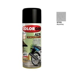 Tinta spray aluminio  alta temperatura [ 5723 ]  colorgin