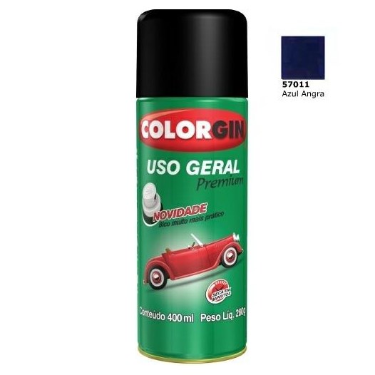 Tinta spray azul angra     uso geral [ 57011 ]  colorgin