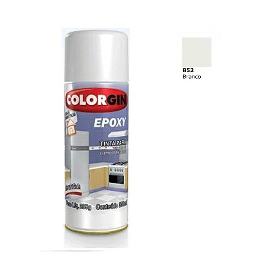 Tinta spray branco epoxy   epoxy [ 852 ]  colorgin