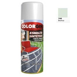 Tinta spray branco  esmalte sintetico [ 00745 ]  colorgin