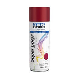 Tinta spray metalica vermelho 350ml [ 23301006900 ] tek bond