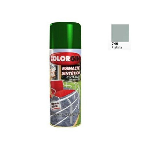 Tinta spray platina  esmalte sintetico [ 749 ]  colorgin